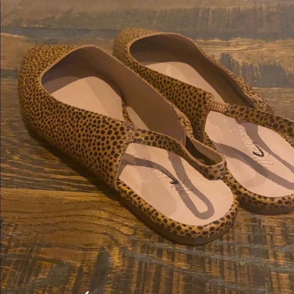 Madewell SLINGBACK flats spot dot calf hair 9 new - Picture 3 of 3